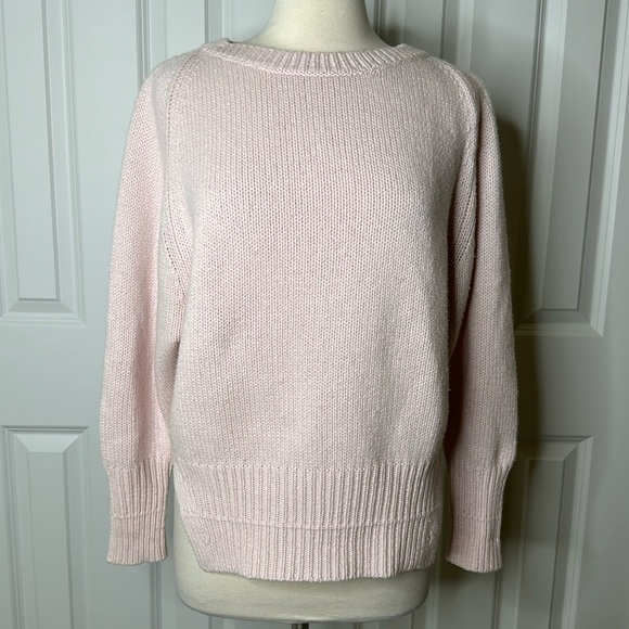 Brochu Walker Light Pink Cashmere Oversized Sweater SzSmall - Picture 1 of 8